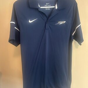 Nike Blue Performance Polo Shirt with Moisture-Wicking Fabric - Toledo Rockets
